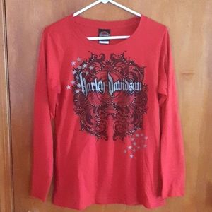 Womens Harley Davidson long sleeve shirt